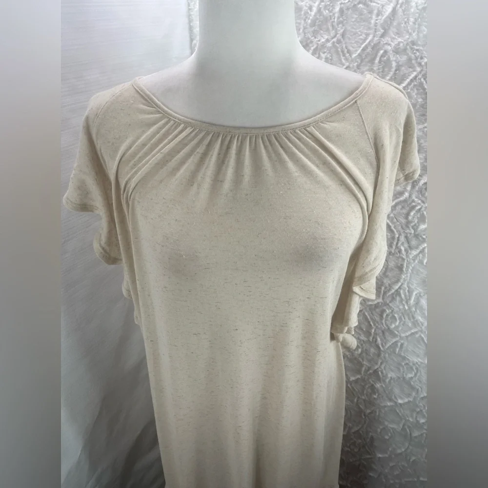 NWOT FP Free People Beach Terrazo Flounce Maxi Dress, XS Linen Blend Resort - Picture 5 of 11